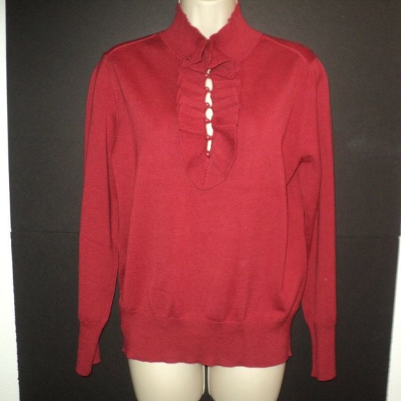 Provence D'Amour Size L Sweater Mock Turtleneck - Picture 1 of 6